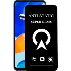 Kzy Xiaomi Redmi Note 11S Tam Kaplayan Anti Statik Çizilmez Safir Ekran Koruyucu Cam