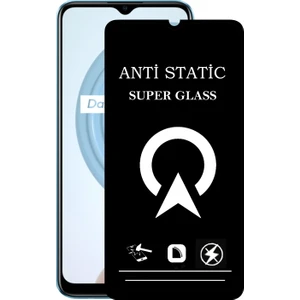 Kzy Realme C21 Tam Kaplayan Anti Statik Çizilmez Safir Ekran Koruyucu Cam