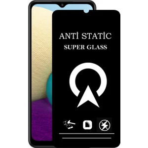 Kzy Samsung Galaxy A02S Tam Kaplayan Anti Statik Çizilmez Safir Ekran Koruyucu Cam