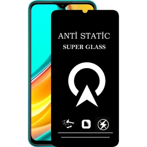 Kzy Xiaomi Redmi 9 Tam Kaplayan Anti Statik Çizilmez Safir Ekran Koruyucu Cam