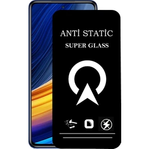 Kzy Xiaomi Poco X3 Pro Tam Kaplayan Anti Statik Çizilmez Safir Ekran Koruyucu Cam