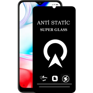 Kzy Xiaomi Redmi 8 Tam Kaplayan Anti Statik Çizilmez Safir Ekran Koruyucu Cam