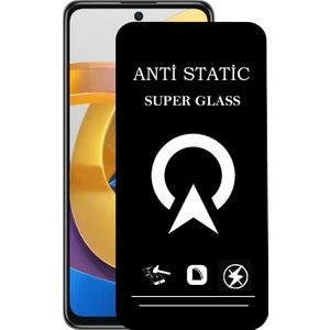 Kzy Xiaomi Poco M4 Pro Tam Kaplayan Anti Statik Çizilmez Safir Ekran Koruyucu Cam