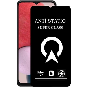 Kzy Samsung Galaxy A13 Tam Kaplayan Anti Statik Çizilmez Safir Ekran Koruyucu Cam