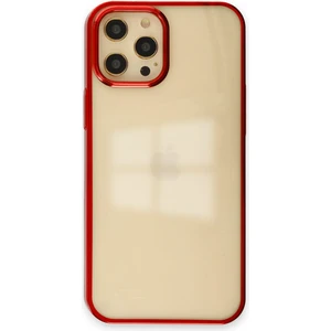 iPhone 12 Pro Max Kılıf Element Silikon - Kırmızı
