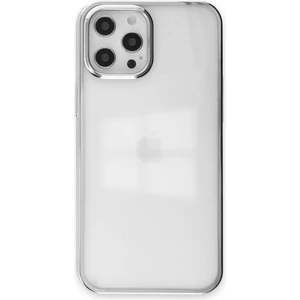Happycase iPhone 12 Pro Max Kılıf Element Silikon - Gümüş