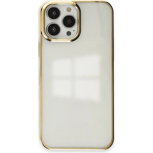 Happycase iPhone 13 Pro Max Kılıf Element Silikon - Gold