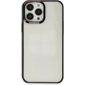 Happycase iPhone 13 Pro Max Kılıf Element Silikon - Siyah