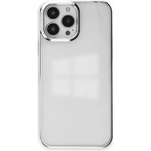 Happycase iPhone 13 Pro Max Kılıf Element Silikon - Gümüş