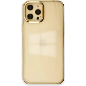 iPhone 12 Pro Max Kılıf Element Silikon - Gold
