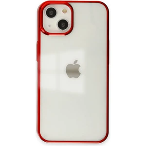 iPhone 13 Kılıf Element Silikon - Kırmızı
