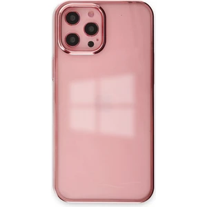 Happycase iPhone 12 Pro Max Kılıf Element Silikon - Pembe