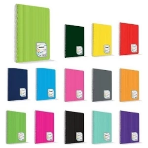 Colormaxi 40 Yaprak Defter Çizgili Spiralli Pp Kapak