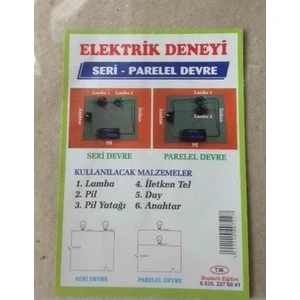 Elektrik Deney Seti Seri Paralel Devre
