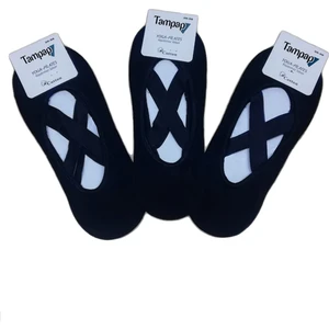 Kadın Pilates Çorabı Kaydırmaz 3lü Paket Tampap