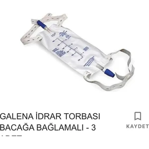 Idrar Torbası Bacağa Bağlamalı 20 Adet