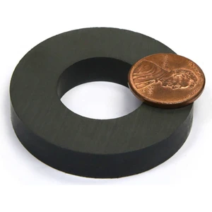 Dünya Magnet Mıknatıs, 80MM x D40MM x 15MM Güçlü Ferrit Kömür Seramik Halka Mıknatıs