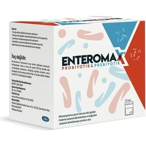 Enteromax Saşe Probiyotik & Prebiyotik Inülin Çinko Içeren Takviye Edici Gıda