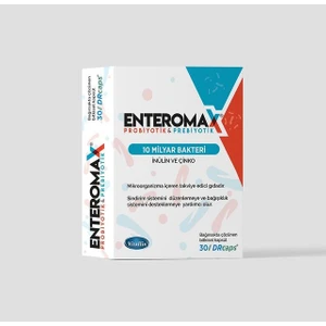 Enteromax Kapsül Dr.Caps Probiyotik&Prebiyotik 10 Milyar 12 Suş Inülin Ve Çinko