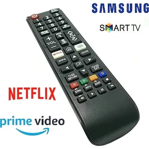 Ata Elektronik Samsung Uyumlu Smart Tv Kumandası Netflix Prime Video Tuşlu BN59-01315D UE43RU7090UXTK UE43RU7100UXTK UE49RU7100USTK UE49RU7300UXTK UE50RU7090UXTK UE50RU7100UXTK