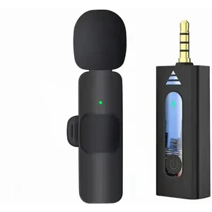 K35 Wireless Ergonomik Tak Çalıştır Jak Audio Android Telefon Araç Uyumlu Mikrofon