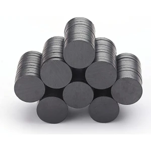 Mıknatıs AVM Ferrit Süs Magnet - Yuvarlak Çok Amaçlı Süsleme Mıknatısı 20x3 mm - 100 Adet