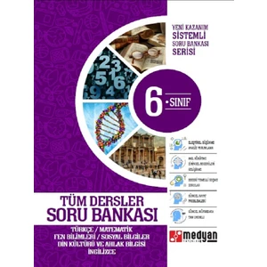 Yayınları 6. Sınıf Tüm  Dersler Soru Bankası