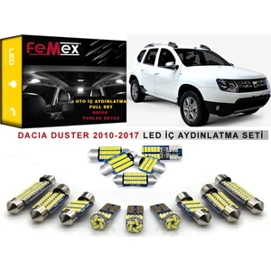 Dacia Duster 2010-2017 LED Iç Aydınlatma Ampul Seti Femex Parlak Beyaz