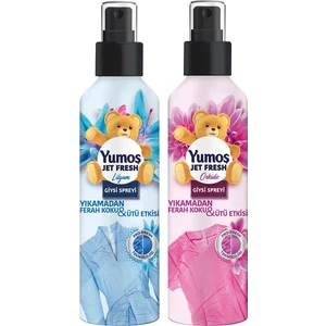 Jet Fresh Giysi Spreyi Lilyum 200 ml +Jet Fresh Giysi Spreyi Orkide 200 ml + Demstar Mikrofiber Bez