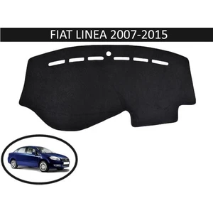 Lee Willson 2007-2014 Modellerine Uygun Fiat Linea Torpido Koruma Halısı Kenar Renk Siyah