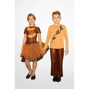 Color Kostüm Tiyatro Animasyon Kostümleri Sonbahar Kostümü (Kız Çocuk)