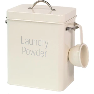 Çamaşır Tahıl Dispenser Pirinç Bin Deterjan Depolama Kutusu Beyaz 6.5l 23X18.2X15.7CM (Yurt Dışından)