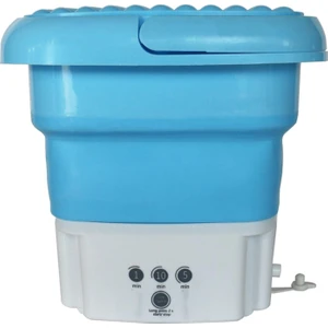 Mini Portatif Çamaşır Makinesi - Mavi (Yurt Dışından)