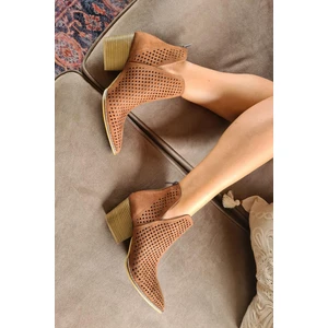 019 1015  Kadın Süet Yazlık Bot