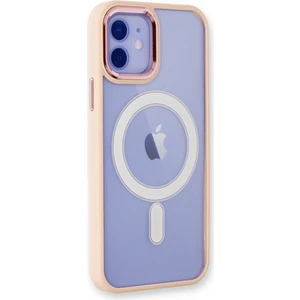 Apple iPhone 11 Kılıf Room Magneticsafe Silikon - Pudra