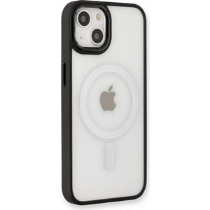 Apple iPhone 13 Kılıf Room Magneticsafe Silikon - Siyah