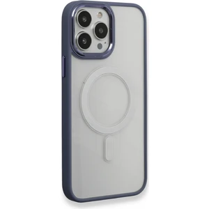 Apple iPhone 13 Pro Max Kılıf Room Magneticsafe Silikon - Sierra Blue