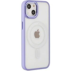 Apple iPhone 14 Plus Kılıf Room Magneticsafe Silikon - Lila
