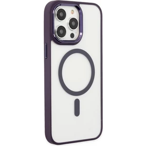 Happycase iPhone 13 Pro Max Kılıf Room Magneticsafe Silikon - Derin Mor
