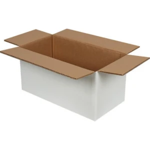 Koli Kolay 40X20X20 cm Çift Oluklu Koli Beyaz 10 Adet