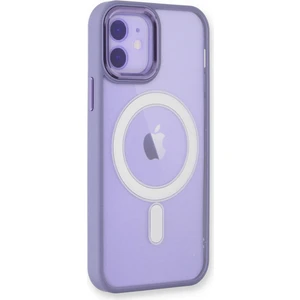 Happycase iPhone 11 Kılıf Room Magneticsafe Silikon - Lila