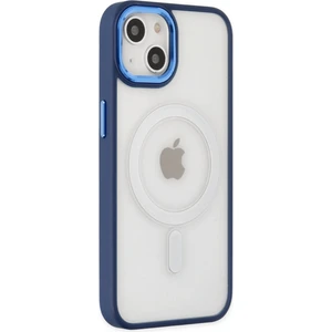 Happycase iPhone 14 Plus Kılıf Room Magneticsafe Silikon - Lacivert