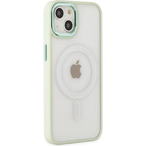Happycase iPhone 14 Plus Kılıf Room Magneticsafe Silikon - Su Yeşili
