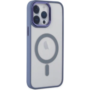 Happycase iPhone 14 Pro Kılıf Room Magneticsafe Silikon - Sierra Blue