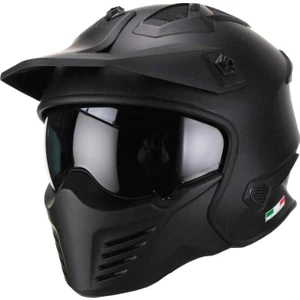 Tex Sway 726 x Tokyo Motosiklet Kaskı Mat Titantum Siyah