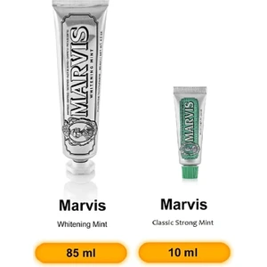 Whitening Mint Diş Macunu 85 ml + Classic Strong Mint 10 ml