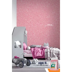 - Isı Ve Ses Yalıtımlı Sürülen Duvar Kağıdı | Kendinden Yapışkanlı  | Pembe |P03 - 1.5 Kg  |5m²