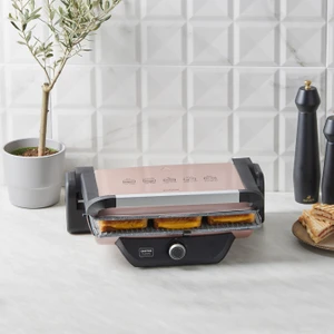 Gastro Classic Izgara ve Tost Makinesi Rosegold 2000 W 4 Dilim Kapasiteli