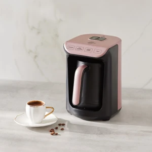 Hatır Köz Türk Kahve Makinesi Rosegold 5 Fincan Kapasiteli Bol Köpüklü
