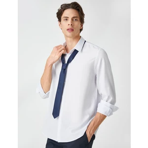 Basic Gömlek Klasik Manşet Yaka Uzun Kollu Non Iron